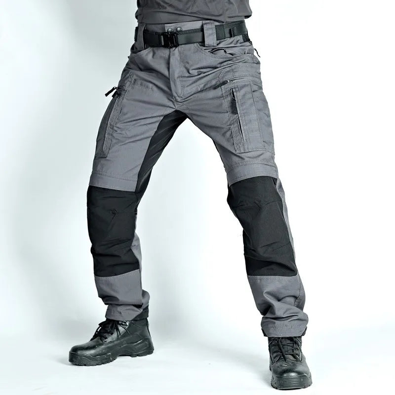 Tactical Pants Men's Spring And Autumn Combat Pants Outdoor Trous ers Loose Wear-resistant Overalls