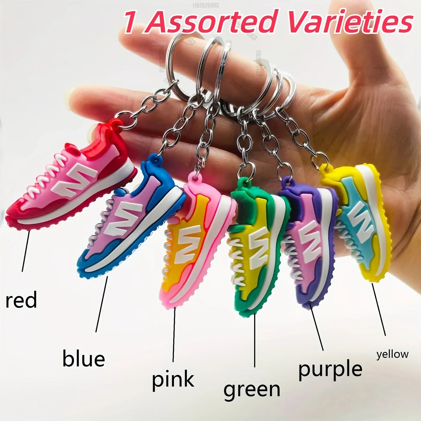 6pc/1pcs Shoe Keychains For Men Mini Cute Cool Sneaker Keychain PVC For Favors Collectible For Sneaker Fans Bag Pendant Tools