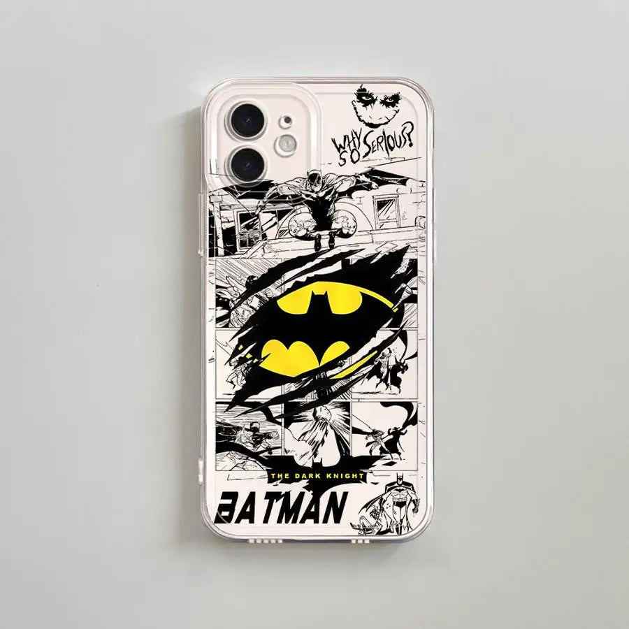 B-Batman Hero Logo Phone case for iPhone 16 15 14 13 12 11 Plus Pro ProMax 13 12 Mini X XS Max XR 7 8 SE cases