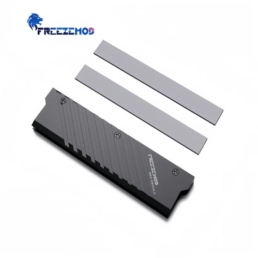 FREEZEMOD computer water cooler memory aluminum heat sink DDR5 memory vest. computer components , cooler ,2pcs/set .MEO-PM0AB-F