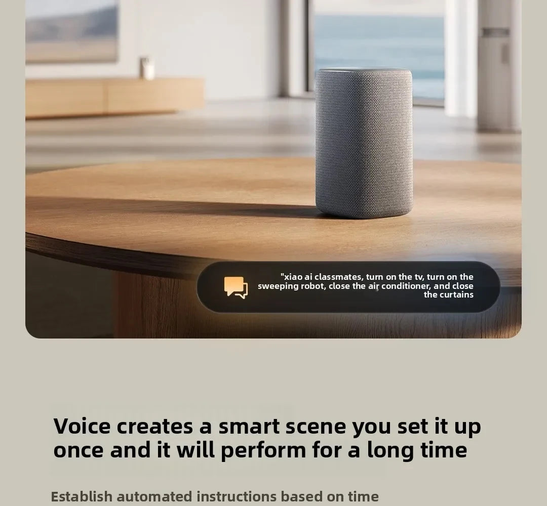 Xiaomi Smart Speaker Bluetooth 5.3 AI Super Xiaoai Intelligence Sound Voice Control Mesh2.0 Wi-Fi 2.4GHz/5GHz with Mi Home APP