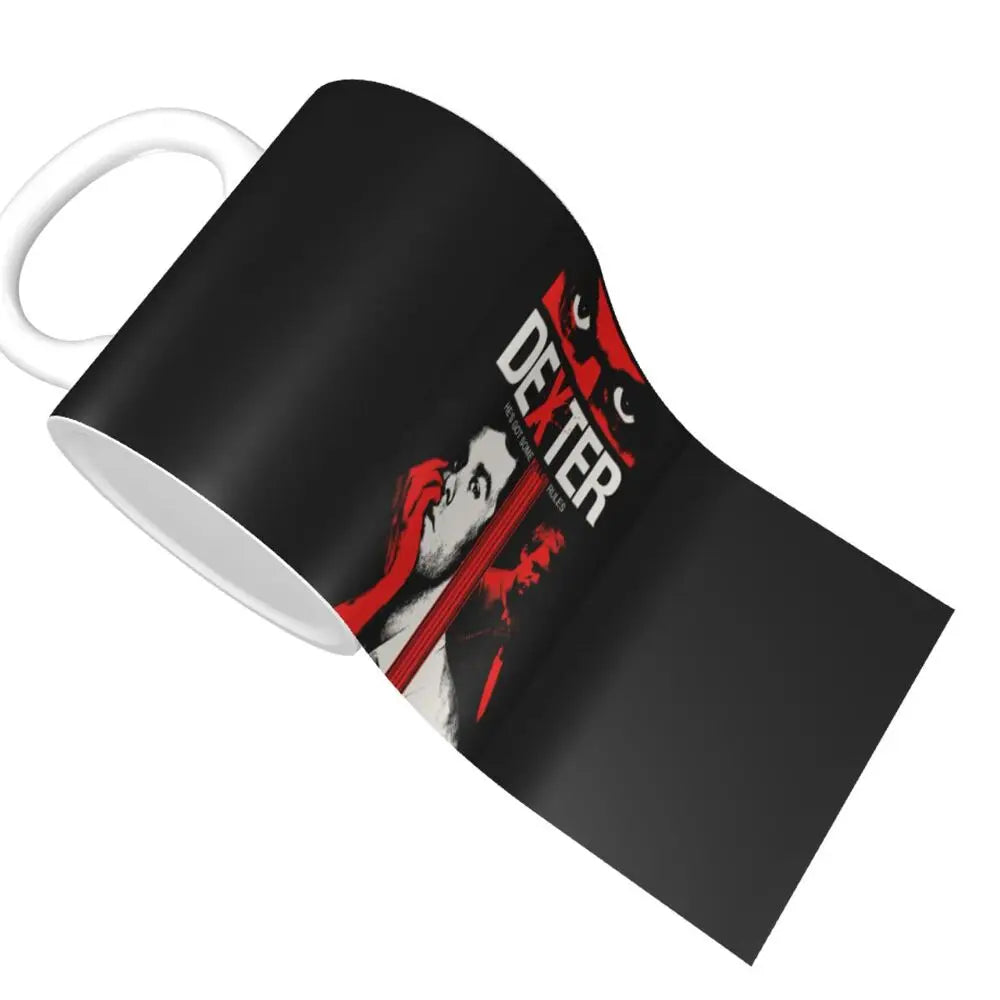 Customized Dexter Morgan Mugs DIY Movie Ceramic Milk Tea Coffee Cup