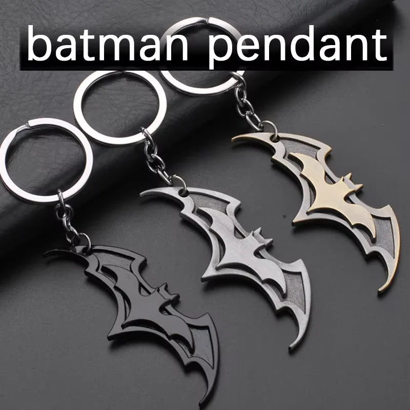 Batman Marvel anime keychain creative keychain high-end car couple keychain for men and women