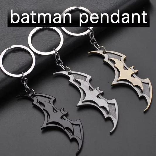 Batman Marvel anime keychain creative keychain high-end car couple keychain for men and women