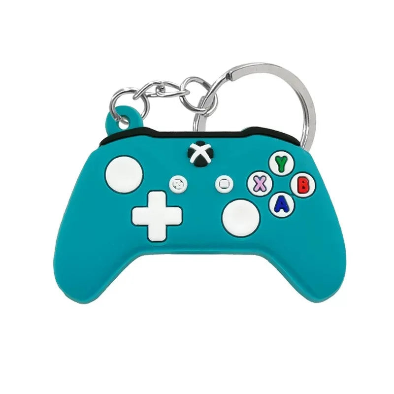 1PCS PVC Game Machine Keychain & Keyring Cute Gamepad Joystick Key Chain PS4 Game Console Jewelry Bag Car Hanging Accessories