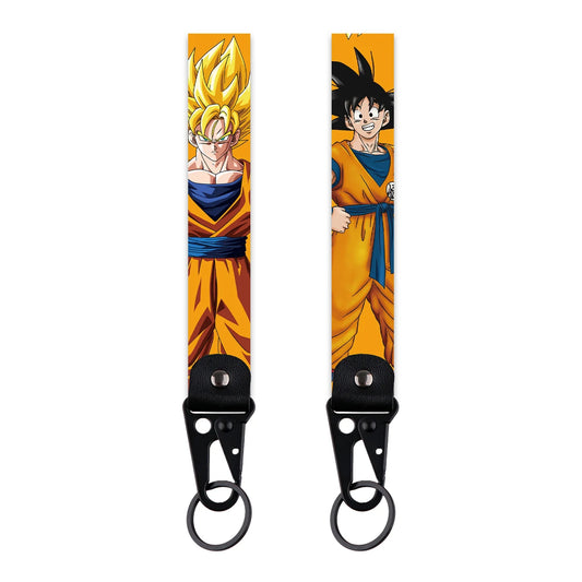 Anime Keychain For Car Motorcycle Cool Boy Short Lanyard Wrist Strap Key Holder Cosplay Accessories Toys Gifts