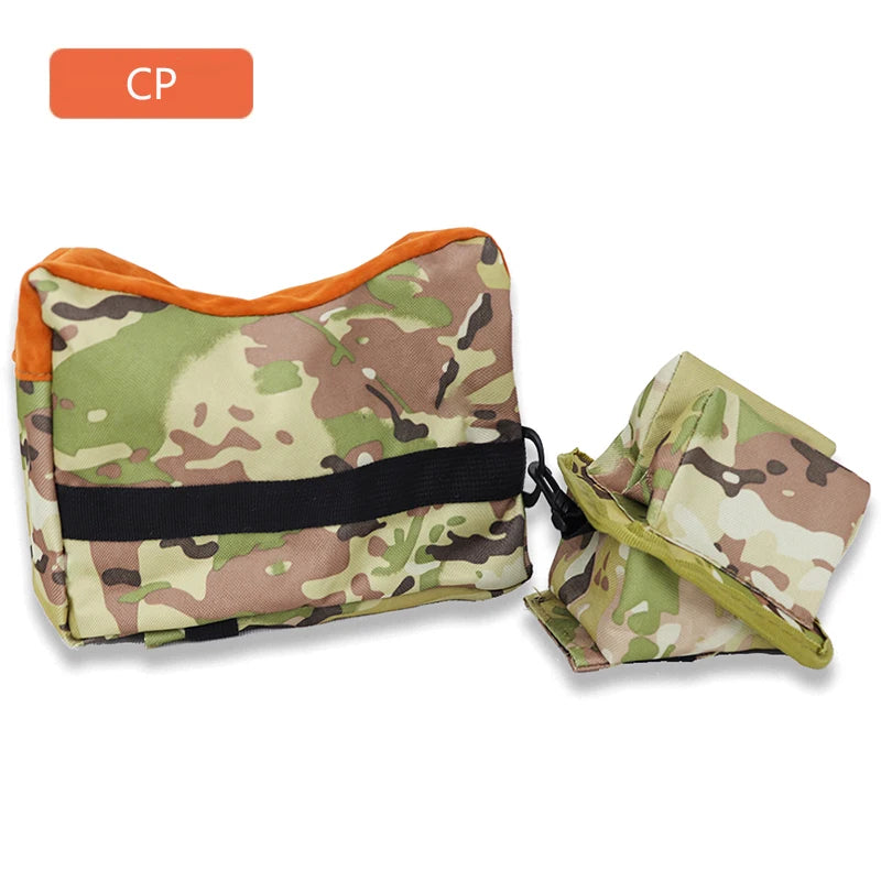 Tactical Sniper Shooting Gun Rest Bag Set Front & Rear Rifle Target Bench Unfilled Stand Support Sandbag Hunting Accessories Bag