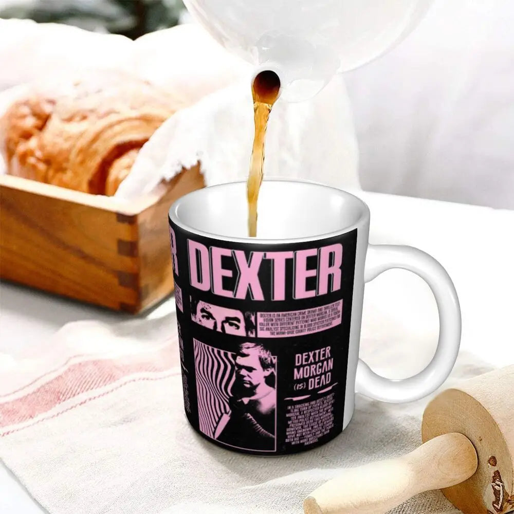 Customized Dexter Morgan Mugs DIY Movie Ceramic Milk Tea Coffee Cup