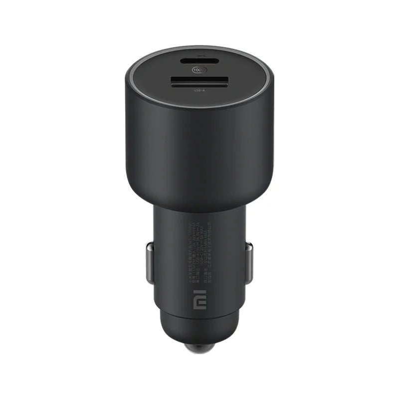 Xiaomi Mi Car Charger 100W MAX 1A1C Fast Charging Dual-port USB-A USB-C Smart Device Fully Compatible With Light Effect Display