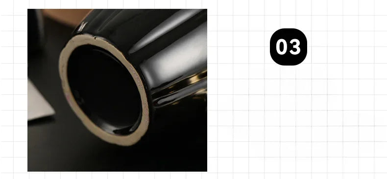 350ml Novelty Mug Revolver Handle Mug Coffee Cup Ceramic Personalized Decorations for Coffee Tea Milk 3D Mold Non-slip Glaze Cup