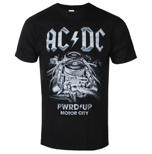 2026 Fashionable short sleeved sports T-shirt with ACDC print, fashionable and breathable, suitable for daily wear
