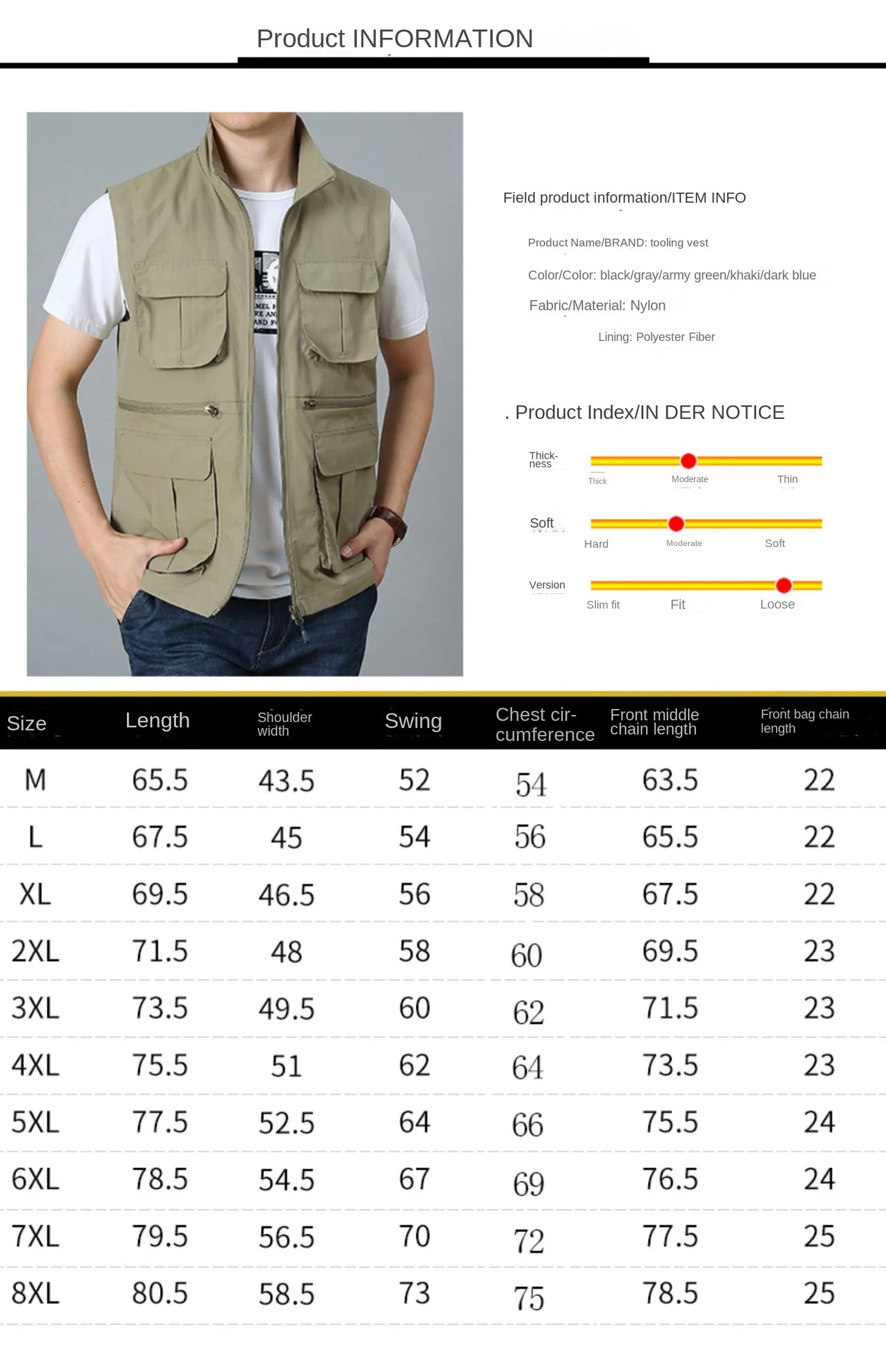 Tactical Vest For Men Golf Hunting Large Size Men's Camping Sleeveless Jacket Multi-pocket Work Padded Luxury MAN Clothing Denim