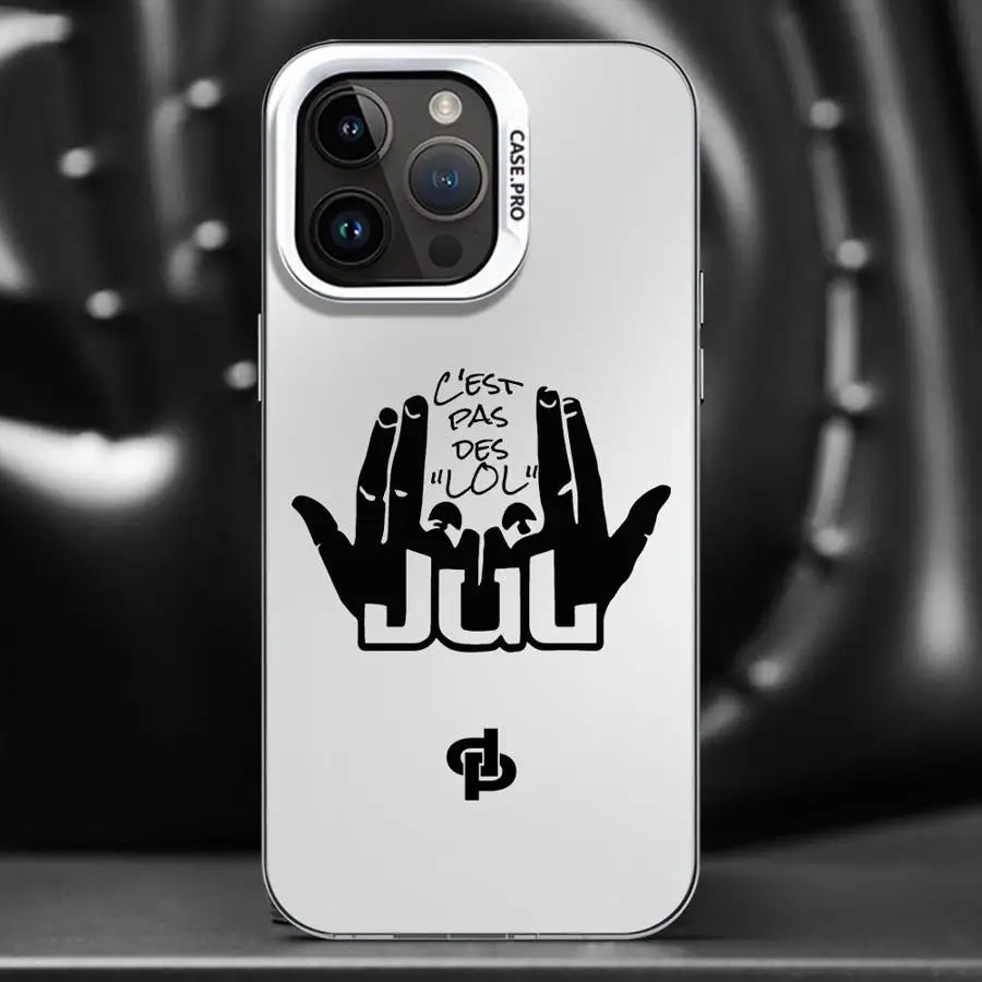 Phone Case for iPhone 11 14 16Pro 16e XR 13 Pro MAX 14Pro XS MAX 12 15 Soft Cover 12Pro 16 Plus 11Pro J-JuL C'est Pas Des Lol