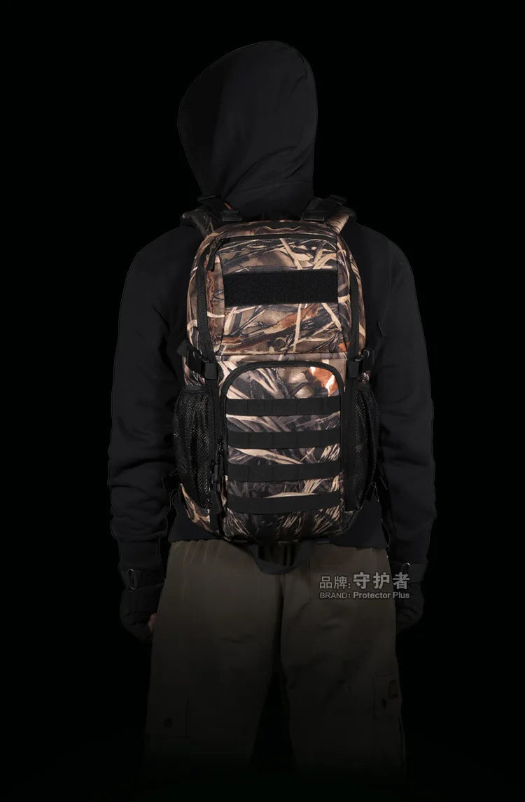 Tactical Backpack for Men, Outdoor Waterproof Trekking Fishing Rucksack, Hunting, Camping, Multi-purpose Molle Bag, 30L