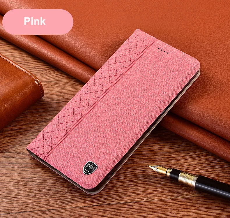 Luxury Cloth Leather Magnetic Flip Phone Case For XiaoMi Mi Mix 2 2s 3 4 Mi Max 2 3 4 Pro With Kickstand Cover