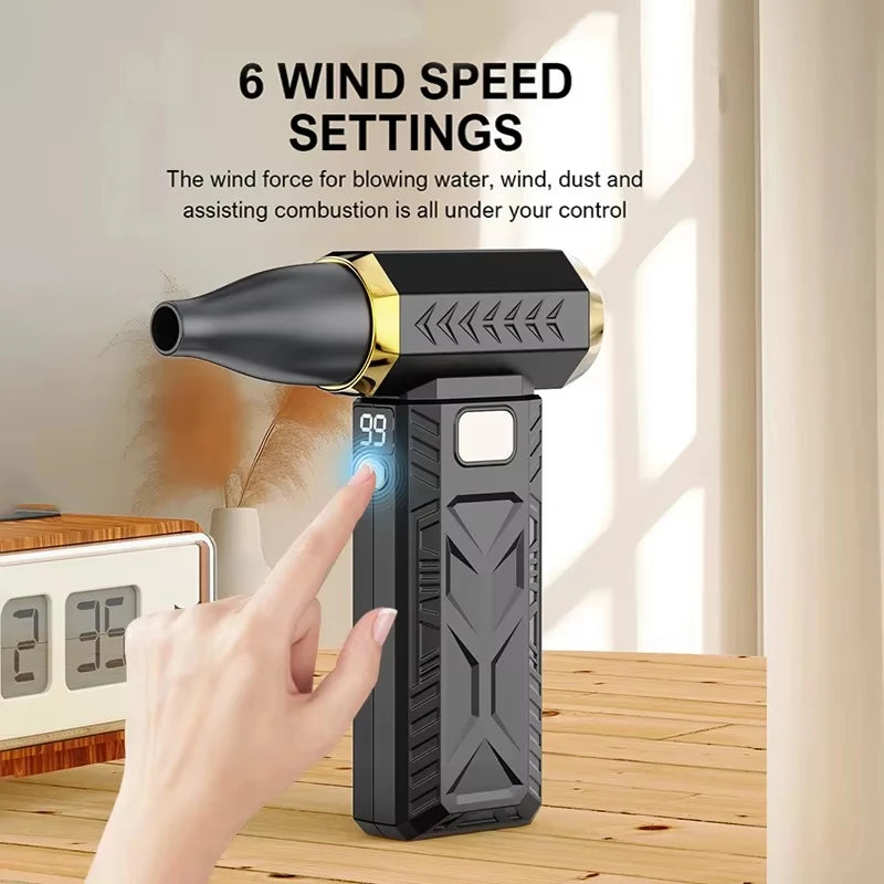 Xiaomi 1000000RPM Violent Fan Powerful Electric Air Blower Portable Dust Cleaner TypeC Charging 55m/s Brushless Turbo Jet Blower
