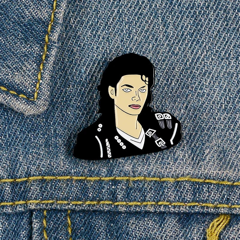 Music Producer Pin Singer Creator Button Lapel Pin Clothes Badge Punk Vintage Jewelry Gift For Fan Friends Who Likes Music