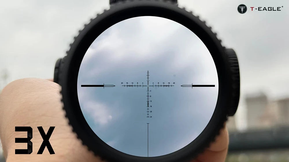 T-EAGLE ZS 3-12x44 FFP IR Rifle Scope Spotting Tactical Riflescope Strong Shockproof Air Gun Sight Hunting Optic Airsoft lunete