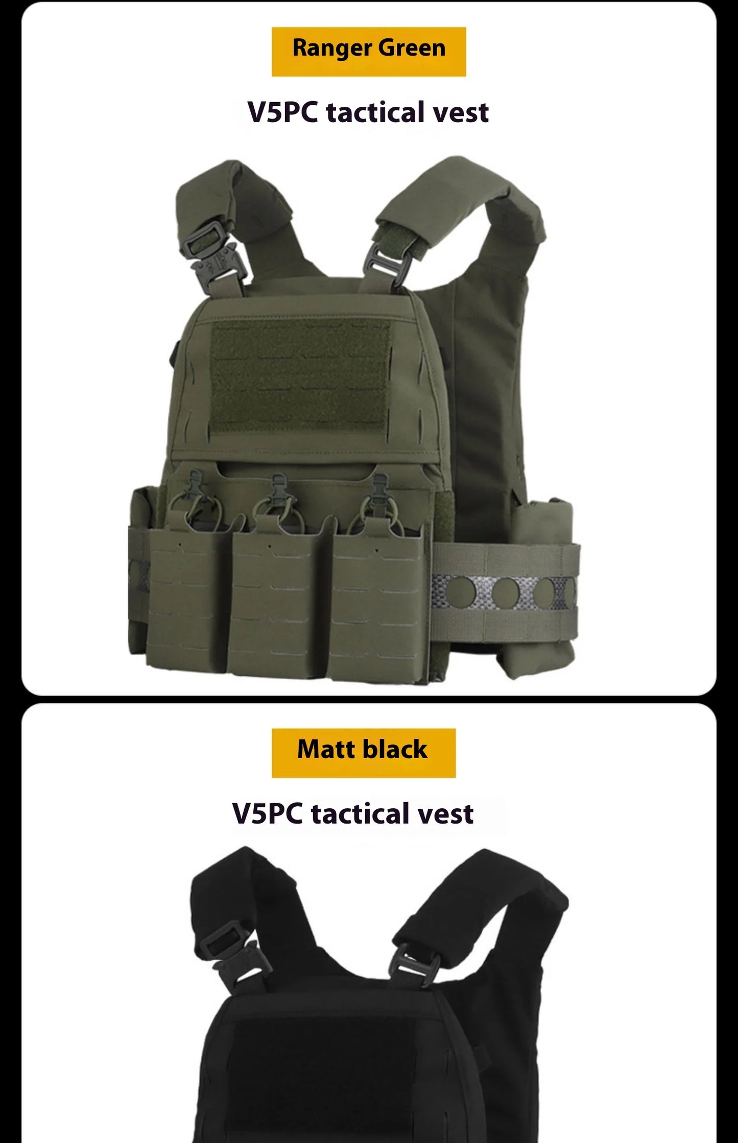 Tactical Soldier Remake Pharaoh FCPC Cosplay V5 Tactical Tank Top High Modular Lightweight Multi functional Quick Detachment