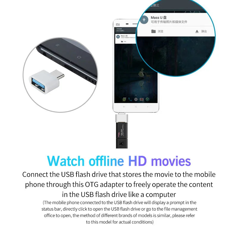 Type C To Usb OTG Adapter 2.0 Micro Usb Phone Adapter Usbc Smartphone Laptops To Usb Mouse Gamepad Flash Disk Otg Plug