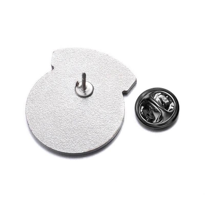 Stars Rescue Raccoon Police Department Enamel Pins Terrifying Game Movies Brooches Lapel Badges Jewelry Gift For Fans Friends