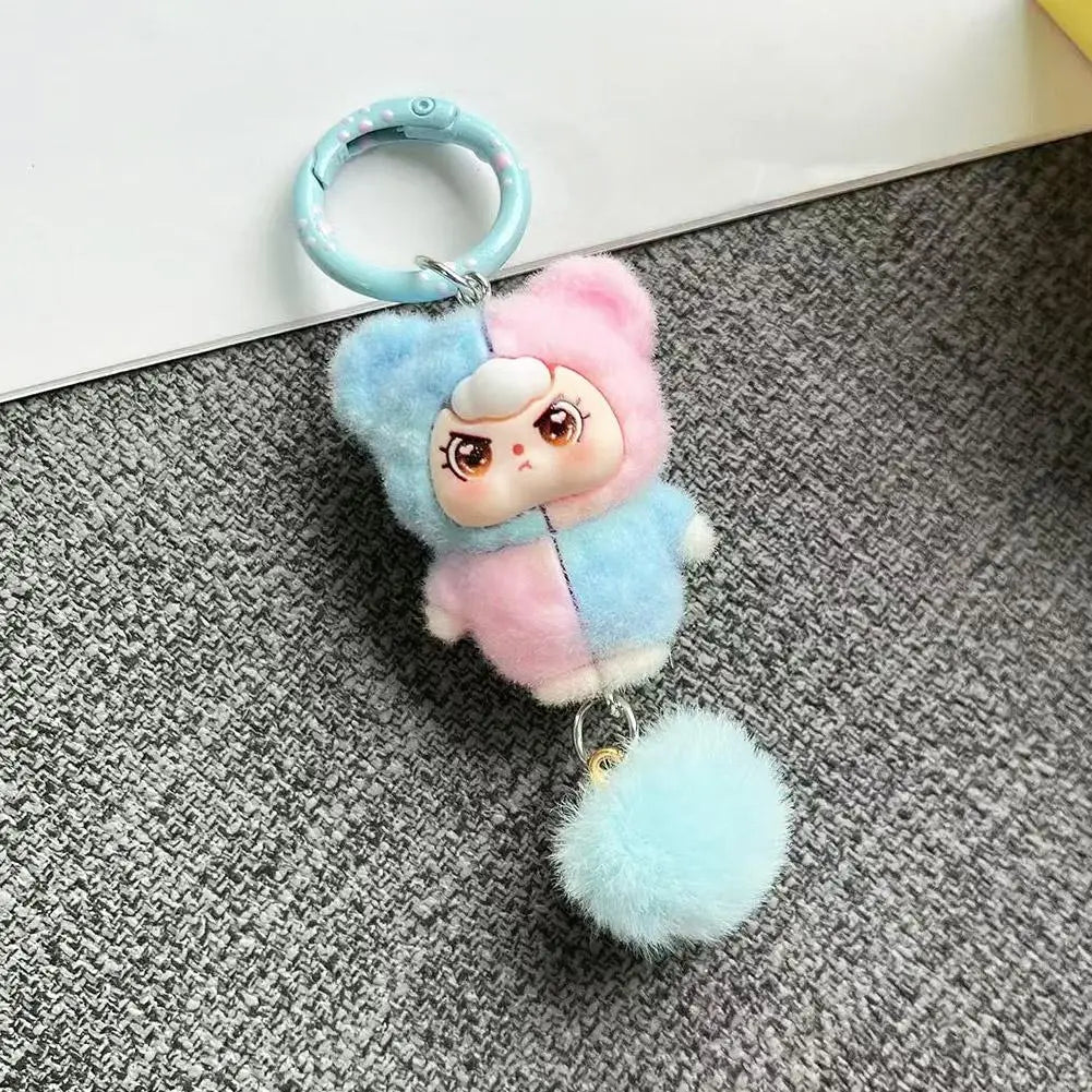 Creative Cartoon Keychain Cute Doll Gift Diy Pendant Accessories Decoration Kawaii Mobile Phone Bag Pendant Backpack Decor