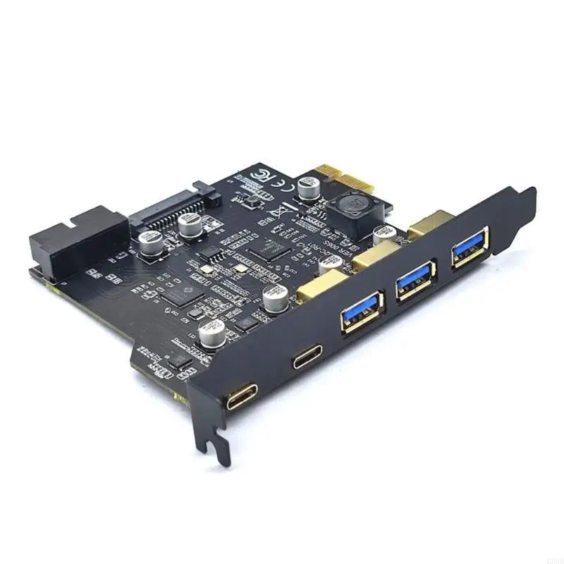Type C USB 3.2 Gen1 PCIE Card Hub USB 3.0 PCI Express Board PCI-E PCI E USB 3 Adapter Multiplier USB3 3.1 Controller