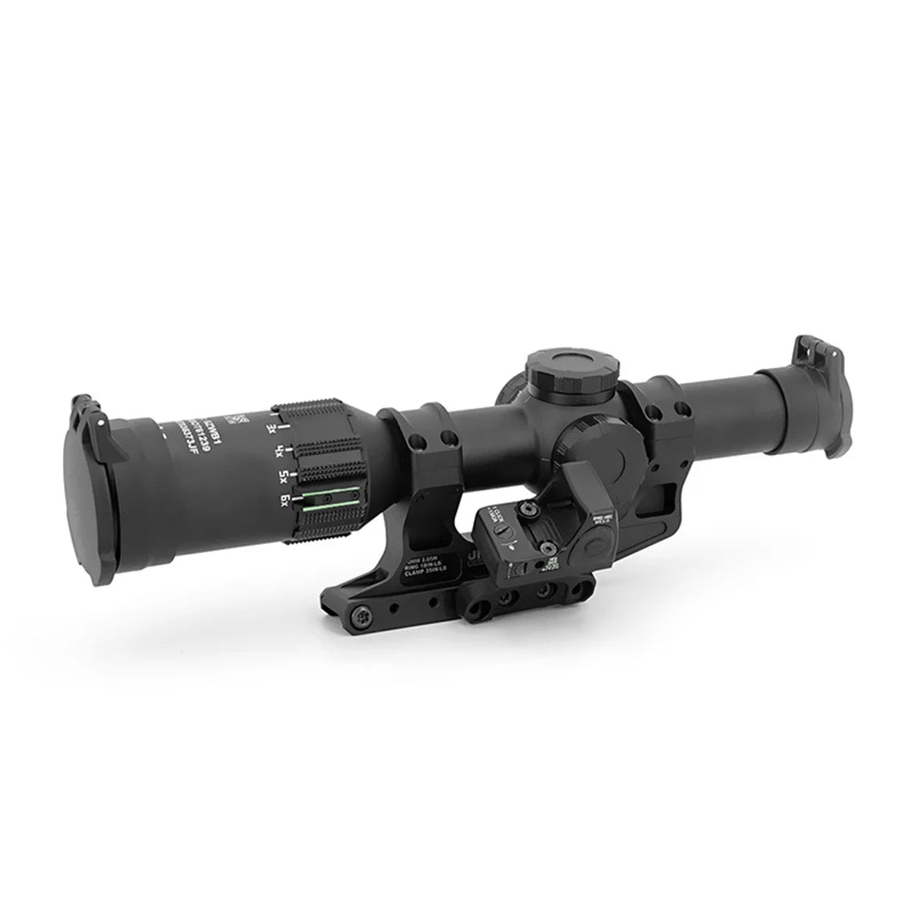 Tactical Fast  LPVO Scope Mount 30mm Tube With Offset Mount Plate For Red Dot Sight ,FDE And Black Color