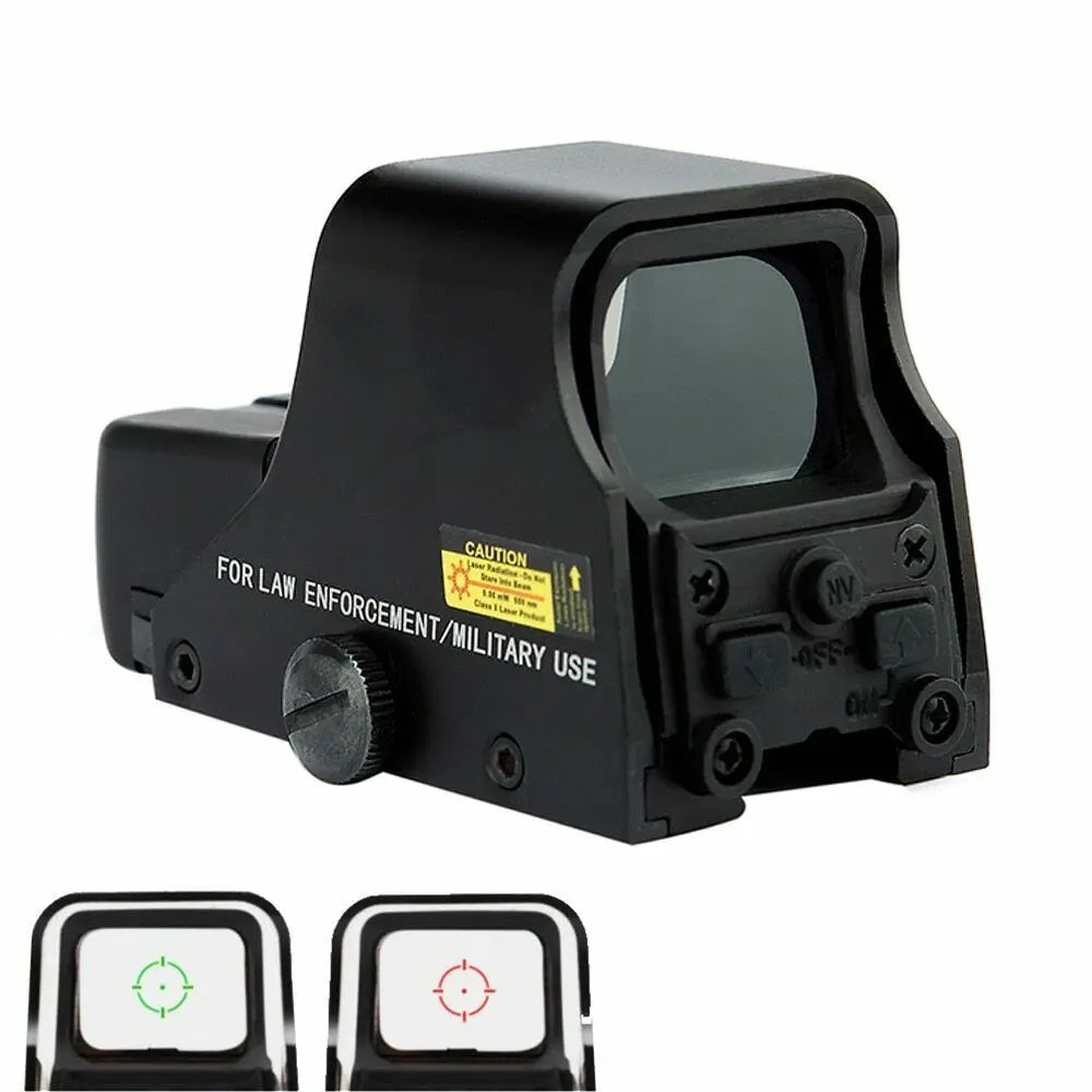 551 552 Holographic Reflex Sight Scope Red Green Tactical Hunting 20mm Rail