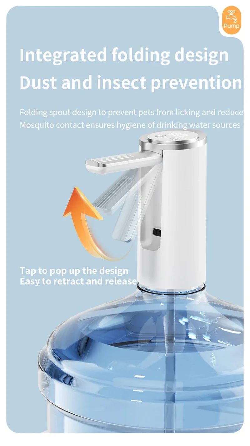 Xiaomi Automatic Water Dispenser Bottled Water Red Wine Pumping Water Electric Pump Bottle Charging Press Dispenser MIJIA NEW