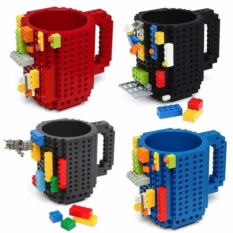 Creative Build-on Brick Mug Cups Building Blocks Design Birthday Gifts Personalized Decorations