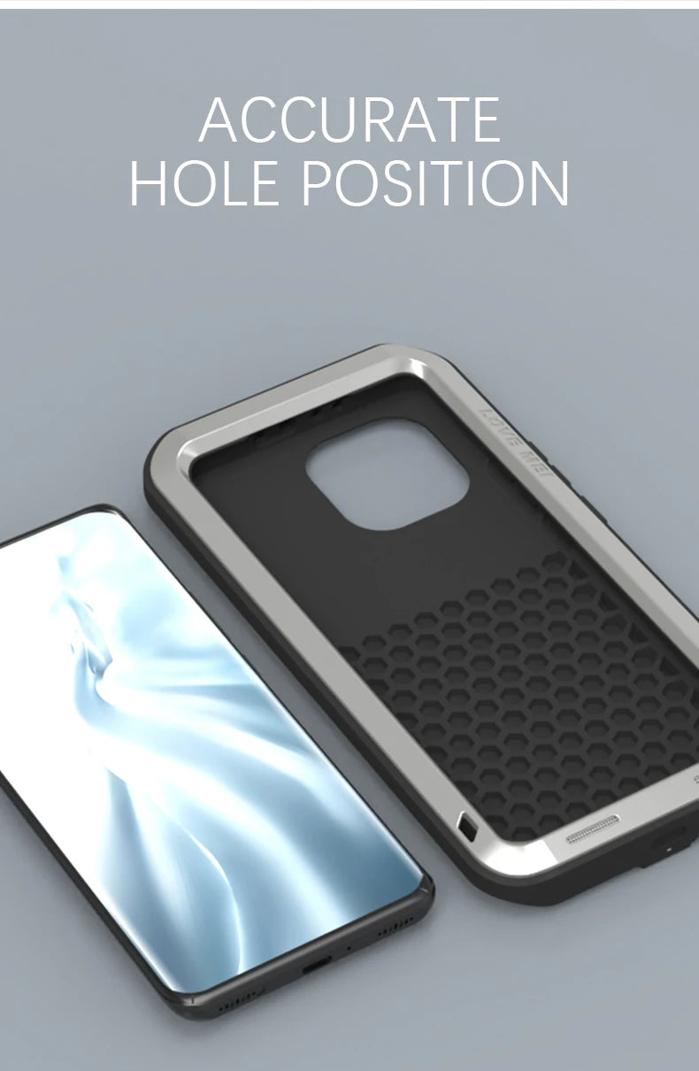 Love Mei Aluminum Metal Case For Xiaomi Mi 14 13 11 10 Pro Mi11 Cover Powerful Armor Shockproof Life Waterproof Case Capa Funda