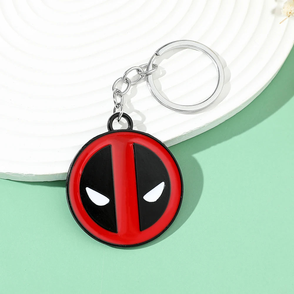 Marvel Superhero Metal Keychain for Bag, Avengers Pendant, Thor Hammer, Deadpool, Spiderman, Iron Man, Captain America Keyrings