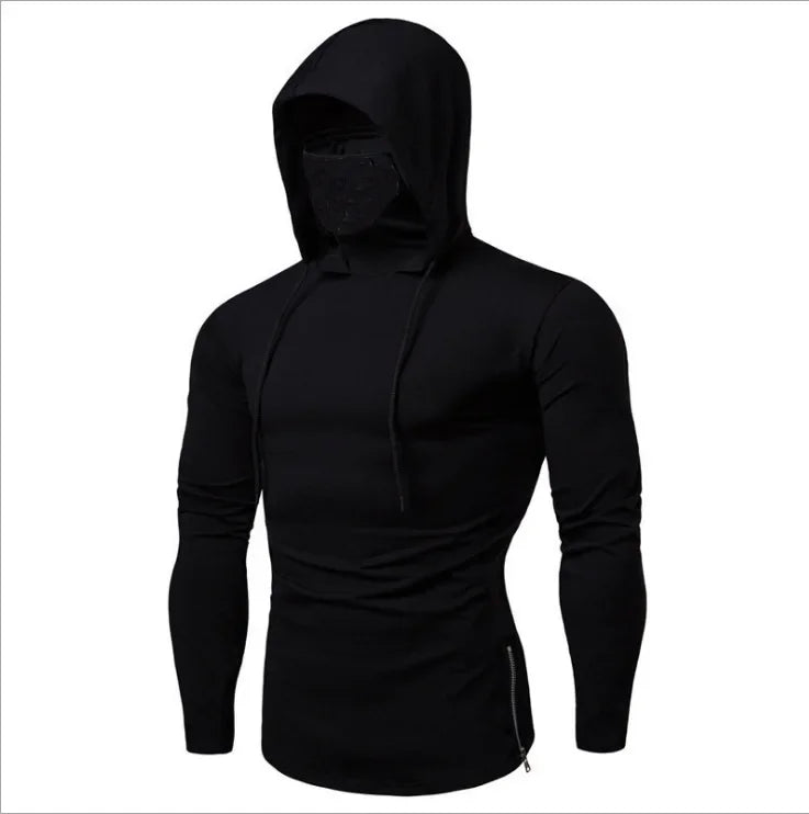 Sweatshirts Men Hoodies Full Sleeve Casual Regular Tops Solid Sweatshirt Zipper Simple Drawstring Top Slim Fit Autumn 2024