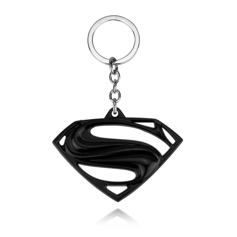 Marvel Superman keychain Cartoon Comics Avengers League Super Hero Backpack Pendant Children's Toys