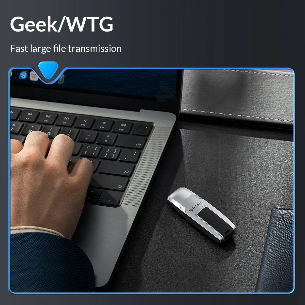 ORICO USSD Solid State U Disk 520MB/S Pen Drive Metal USB Flash Drive Type C 1TB 64GB 128GB 256GB Ultra High Speed Pendrives