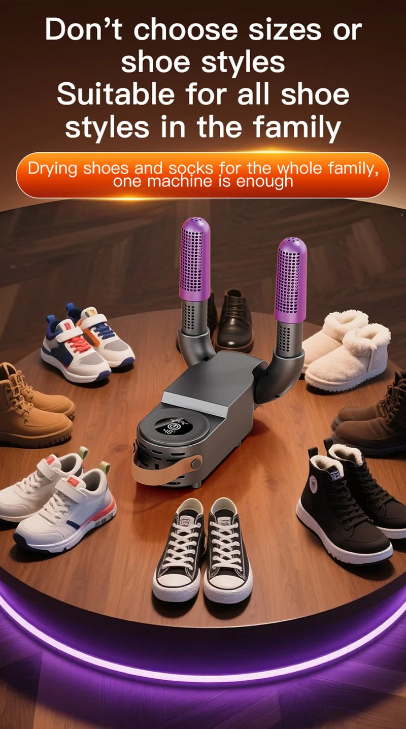 Xiaomi Intelligent Shoe Dryer With Both Dry And Wet Functions Deodorizing And Timed Design Foldable And Quick Drying Shoe Dryer