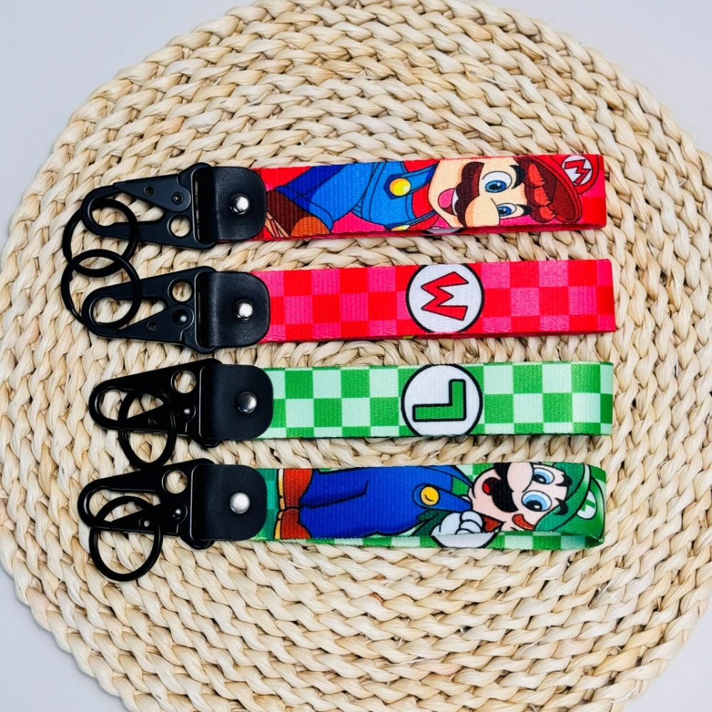 Anime Keychain Lanyard Cartoon games Accessories Car Keyring Cute Toy Key Chain Bag Pendant Key Holder Gift