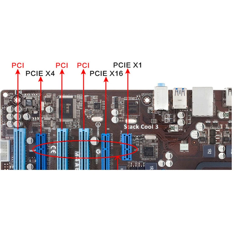 PCIE to USB Converter 4 Port High Speed USB 3.0 Extend Card USB HUB to PCIE 1X 4X 8X 16X Self Powered Expansion Adapter