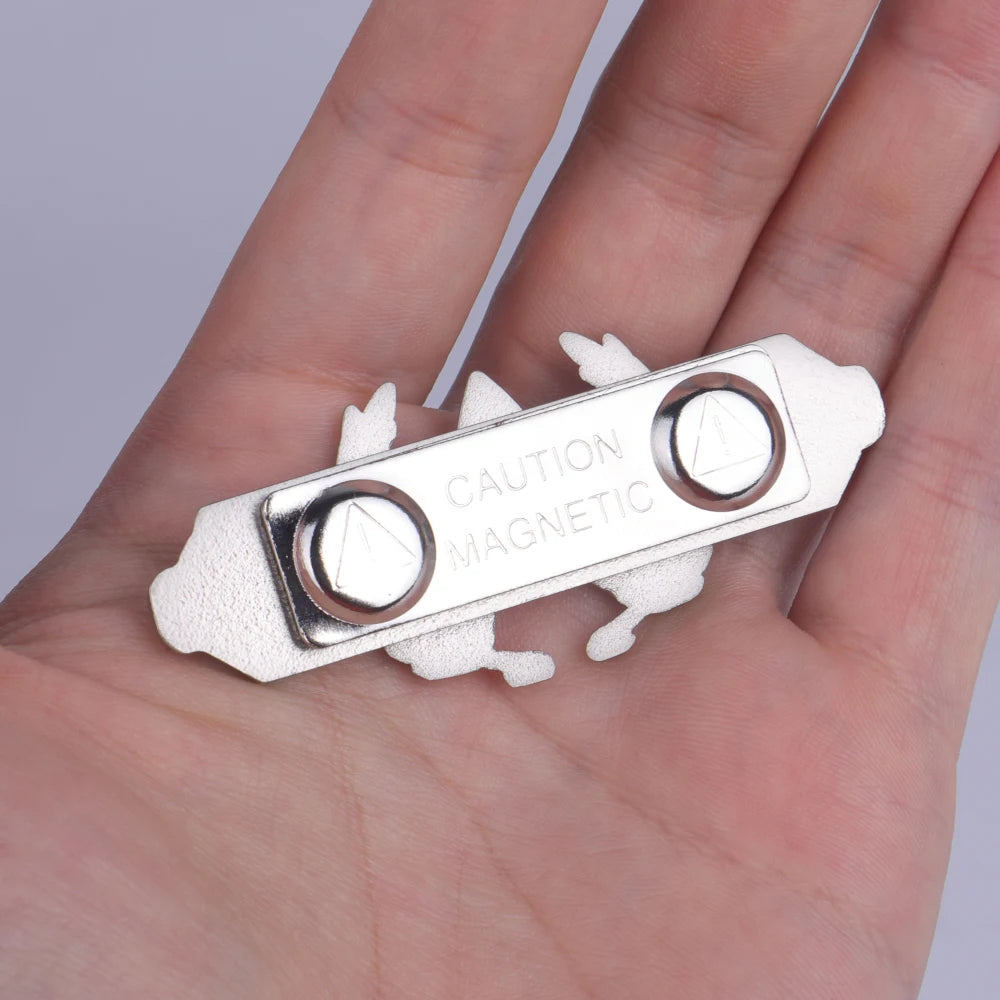 Star Red Grey Pin reks Captain Picard Season 2 Magnet Pin Brooches Badge Star Accessories reks Badge Metal