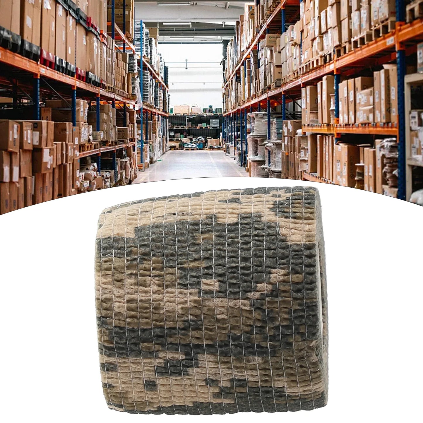 Hand Tool Camo Form Reusable Self Cling Camo Hunting Rifle Provide Insulation Fabric Tape Wrap Polyester Camouflage Equipment