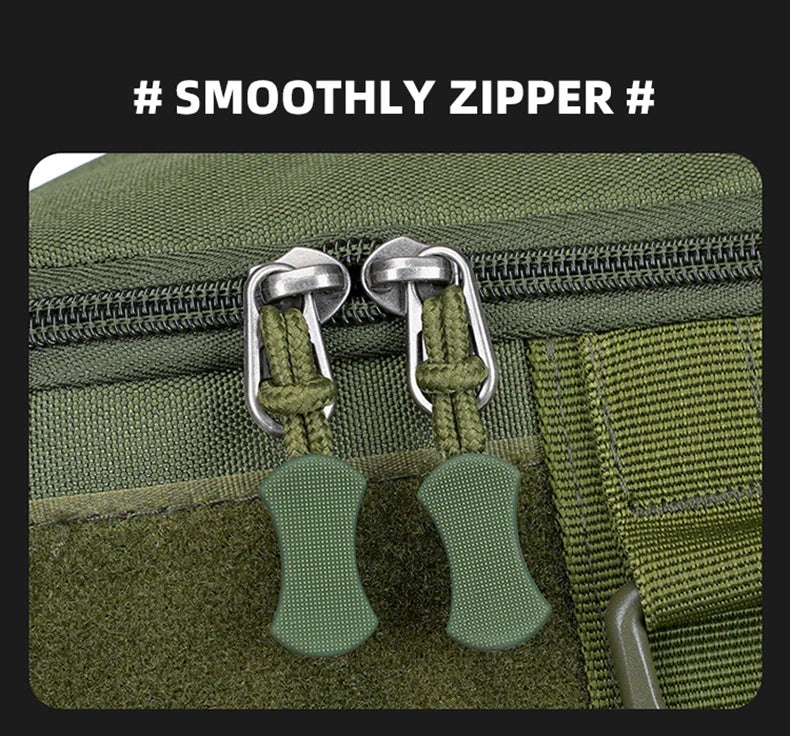 Tactical Fishing Backpack Tackle Bag with Rod Holders Fish Equipment Storage Molle Camping Hiking Outdoor Multifunctional Bag