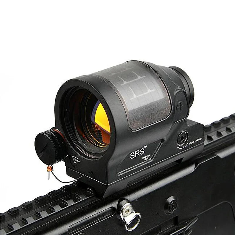 Tactical Solar Power System, SRS, 1X38, Red Dot Scope, Hunting Reflex Sight with QD Mount, Optics Rifle Scope