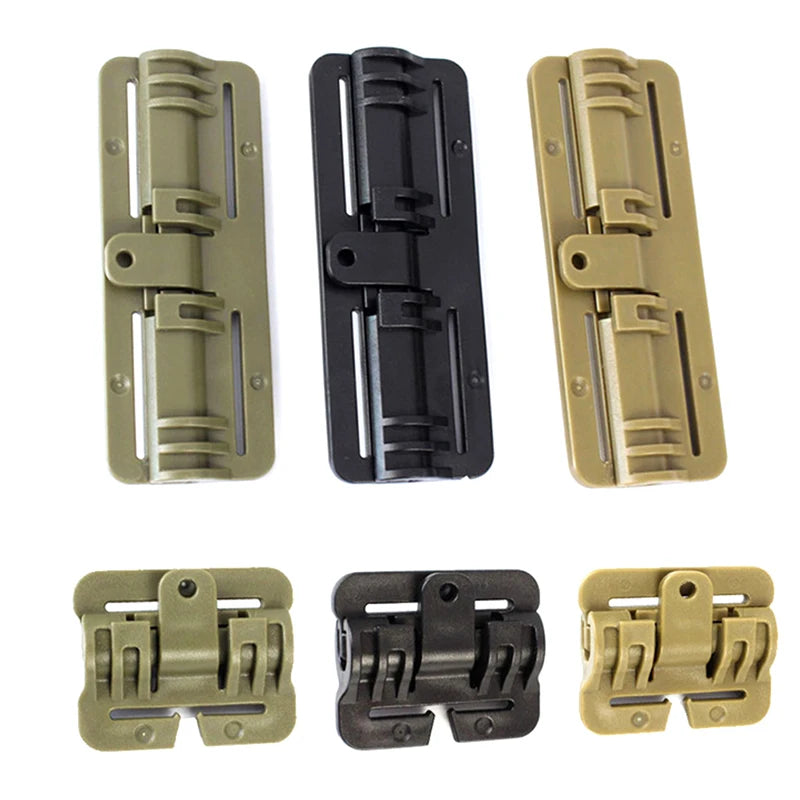 Molle Tactical Short Vest Quick Release Buckle Adapter Hunting Vest Plate Carrier Parts Button Plastic Hinge Hunt Accessories