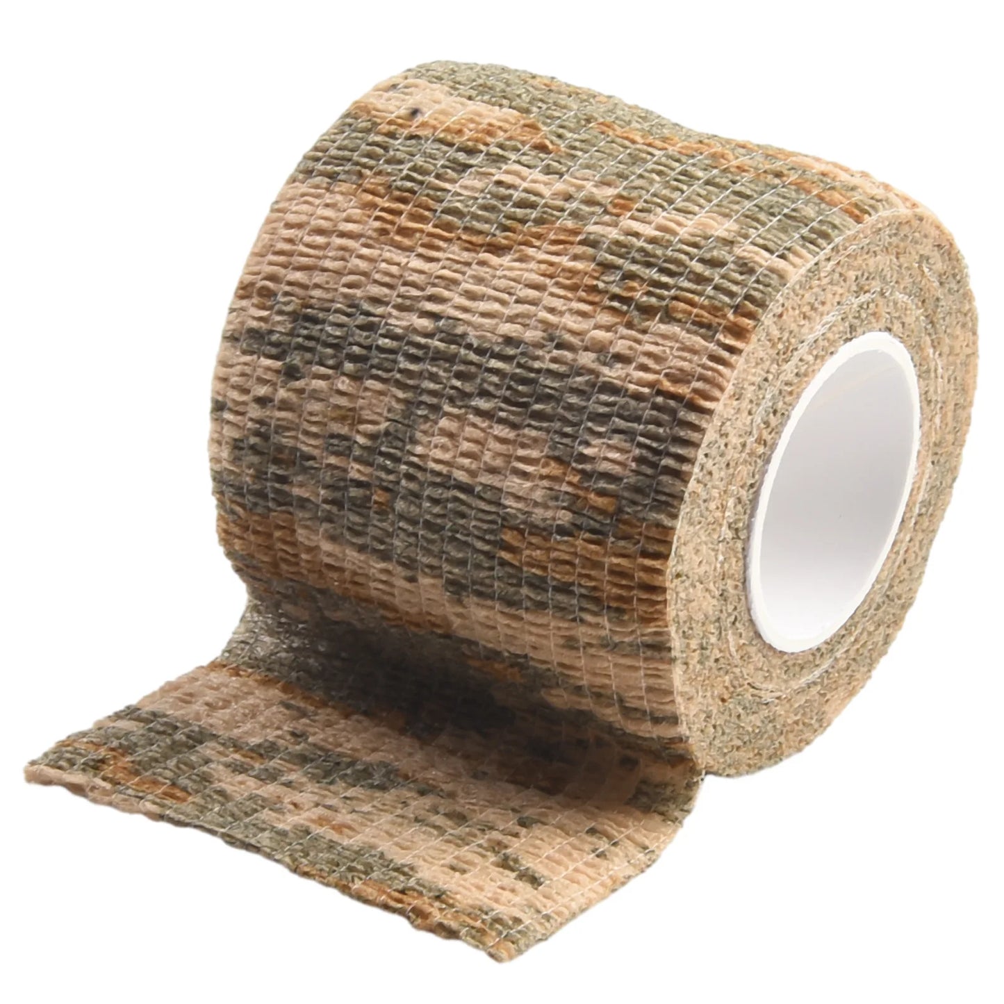Hand Tool Camo Form Reusable Self Cling Camo Hunting Rifle Provide Insulation Fabric Tape Wrap Polyester Camouflage Equipment