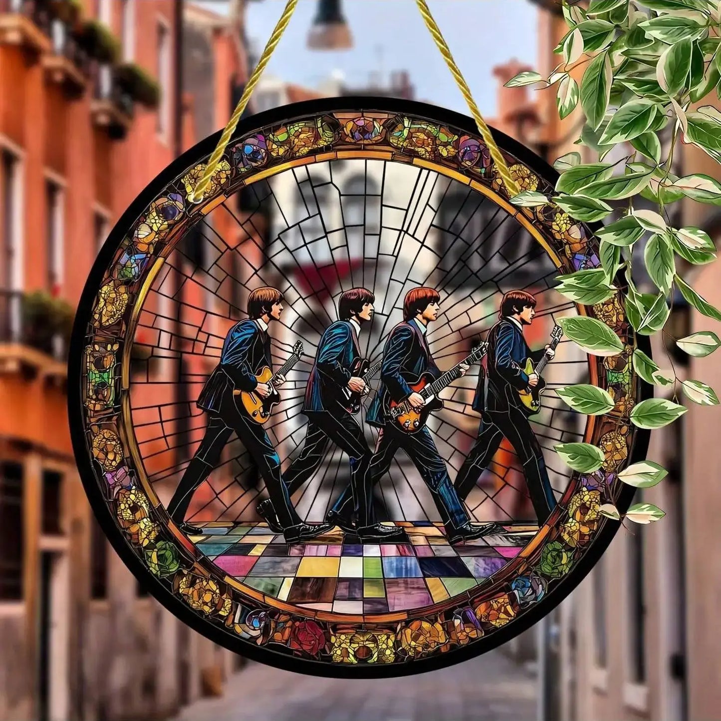 1pcs Music Legend Window Decoration, vivid indoor/outdoor decorations, unique birthday gifts for music enthusiasts,