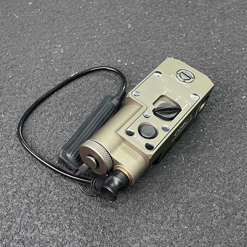 CQBL 1 Tactical Laser Sight Infrared Laser IR Aim Pointer Indicator w/ Remote Pressure Switch Fit 20mm Rail