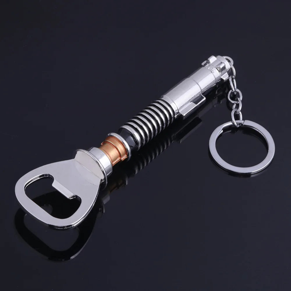 Star Wars Keychain Cartoon Millennium Falcon Spaceship Keyring Pendant Metal Bottle Opener Accessories Fans Gifts Toy