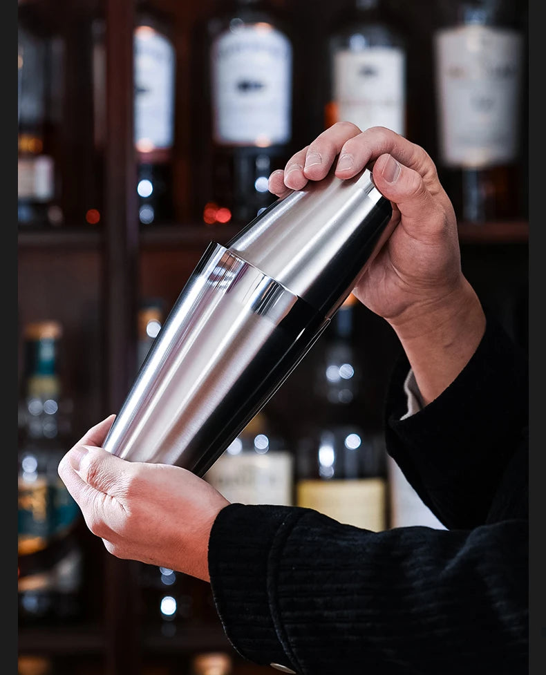 CRISON SK001 Professional Boston Shaker Two Piece Blender Bar Tool for Bartenders cocktail shaker