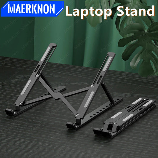 Adjustable Laptop Stand Portable Foldable Notebook Bracket Computer Monitor Holder For Macbook Air iPad Tablets Base Accessories